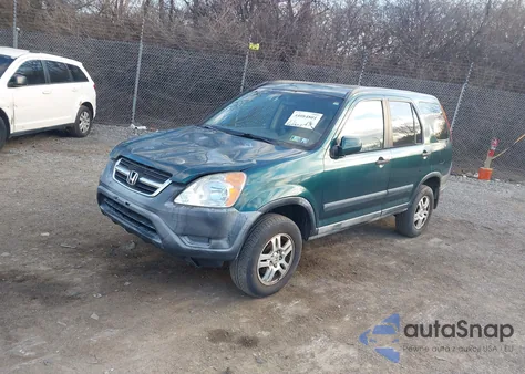 2002 Honda Cr-V Ex из США, поврежденный, VIN JHLRD78842C045557